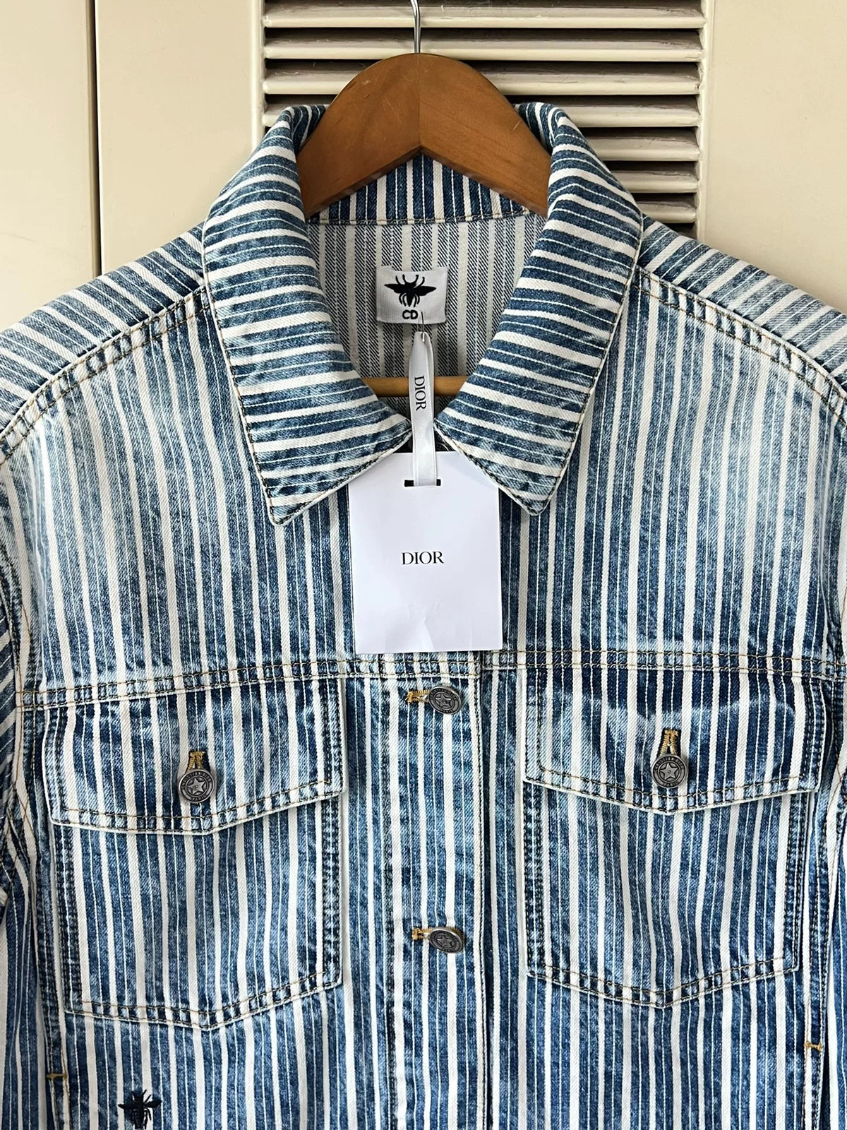Dior Striped Denim Jacket