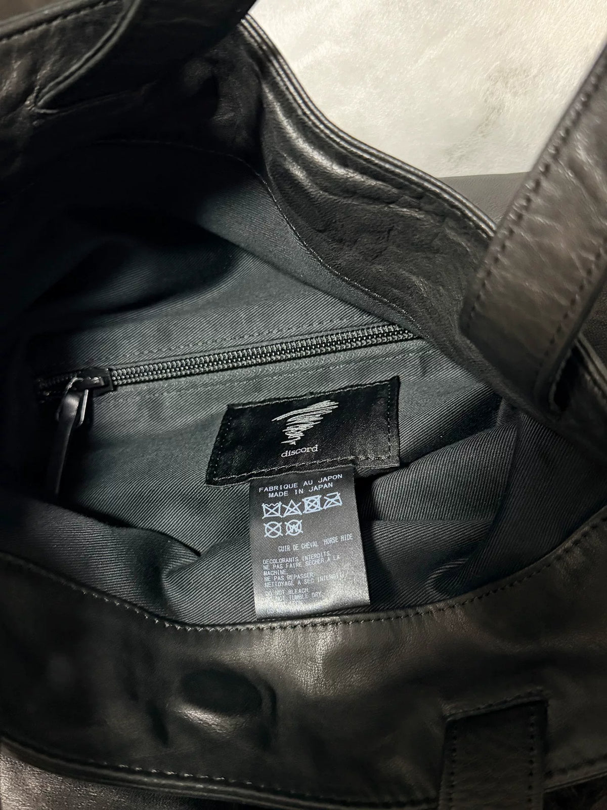 Yohji Yamamoto Discord line handbag crossbody bag