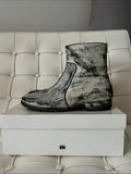 Maison Margiela 2012 Collection Painted White Leather Boots