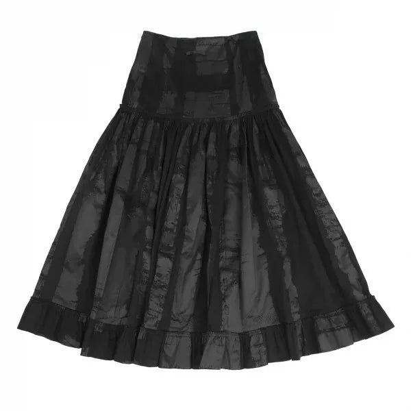 Jean Paul Gaultier Vintage Black Pattern Skirt