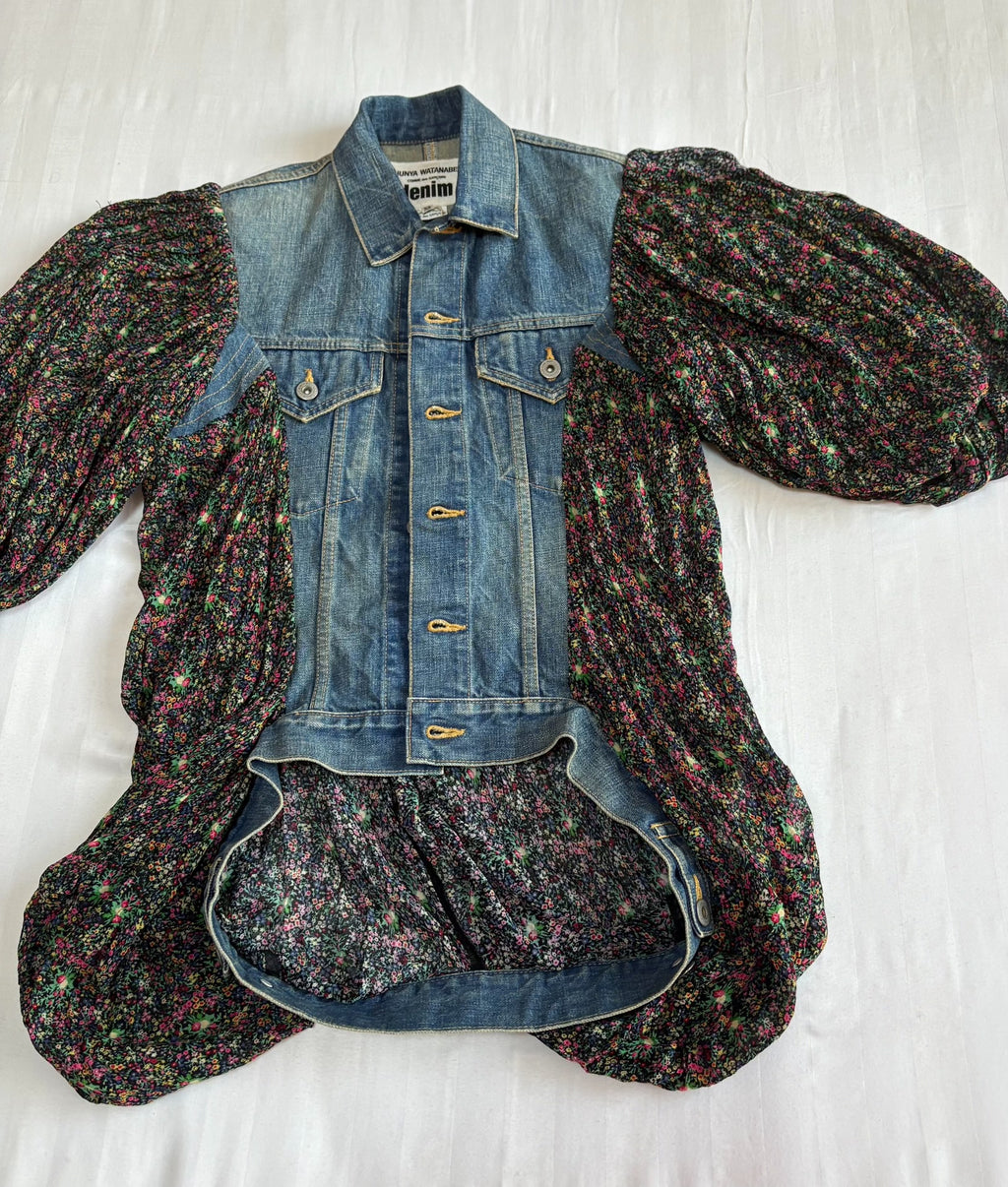 JUNYA WATANABE Patchwork Denim Shirt Jacket