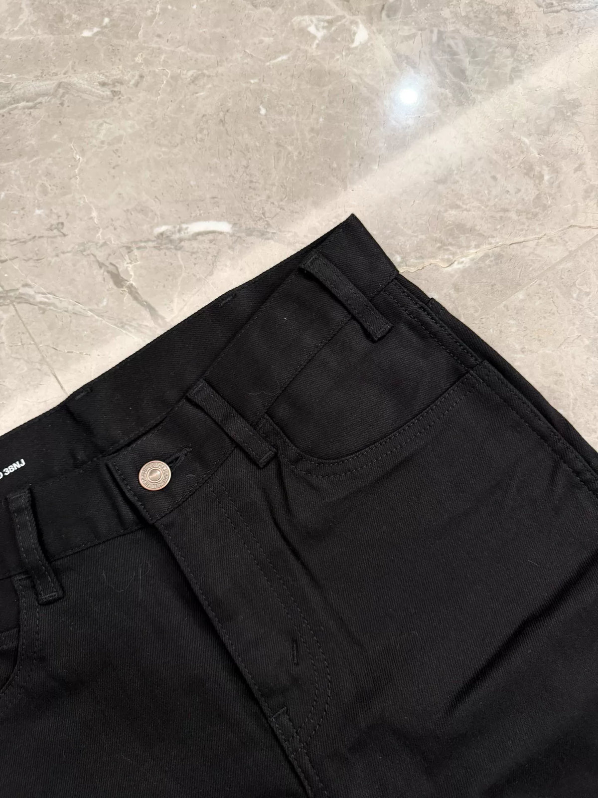 Celine Black Straight-Leg Denim Jeans