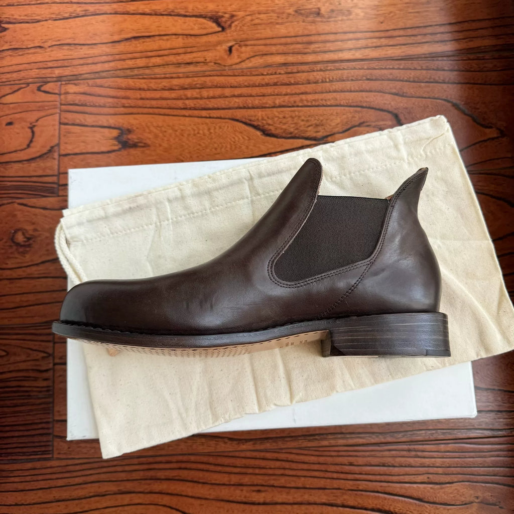 Visvim 24aw Gornergrat mid-folk Chelsea boots