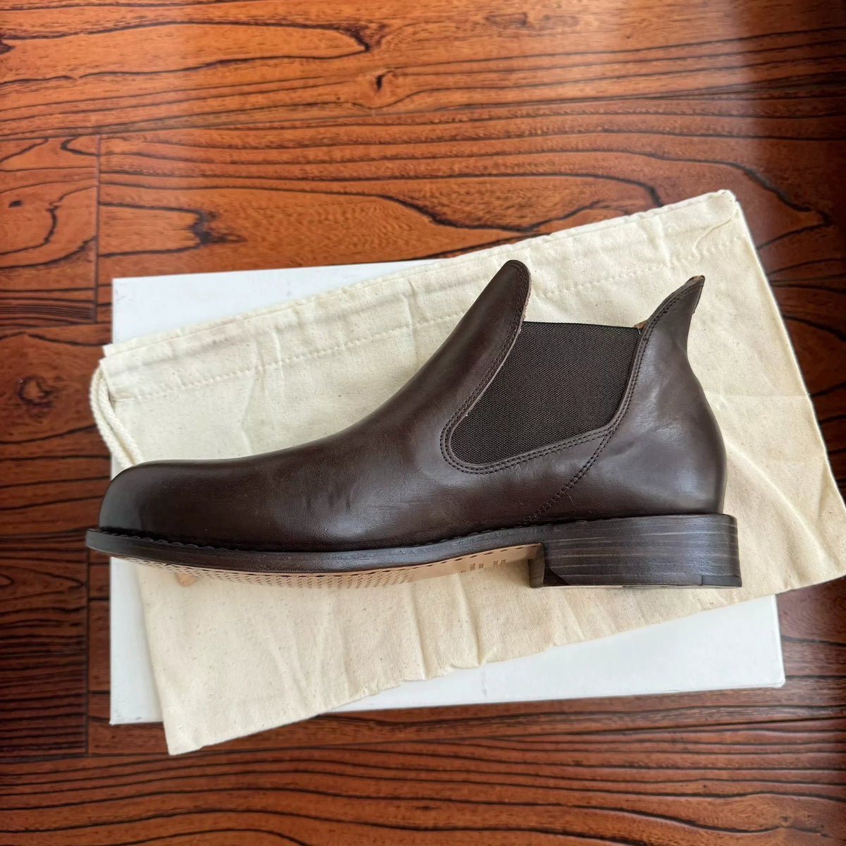 Visvim 24aw Gornergrat mid-folk Chelsea boots