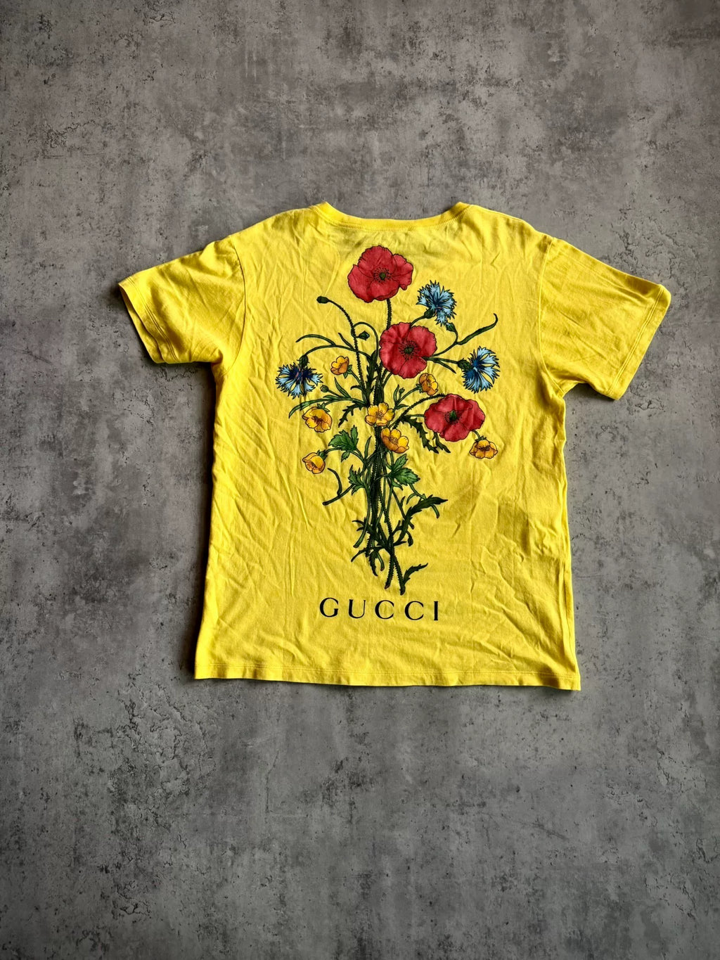 Gucci X Chateau Marmont 19SS Floral Demon Silhouette Short Sleeve T-Shirt