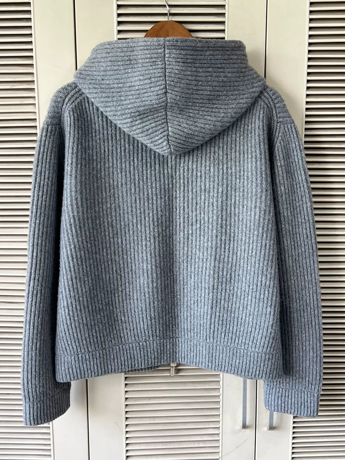 Miu Miu Cashmere Hooded Knit Cardigan
