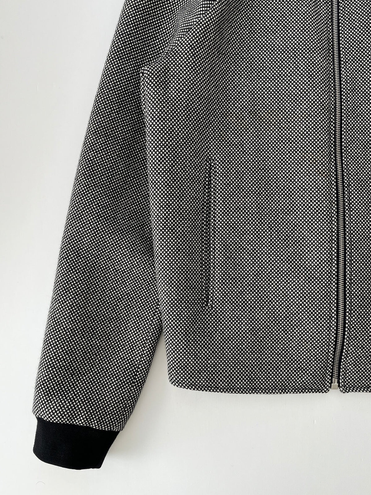 Balenciaga AW12 Wool Zip-Up Jacket