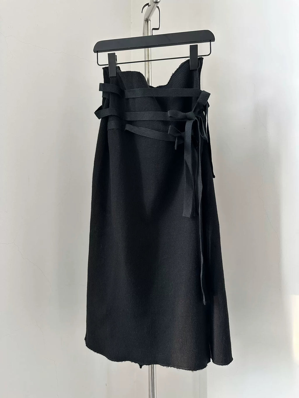 Comme Des Garcons Rei Kawakubo 1992 Tricot line Wool Skirt
