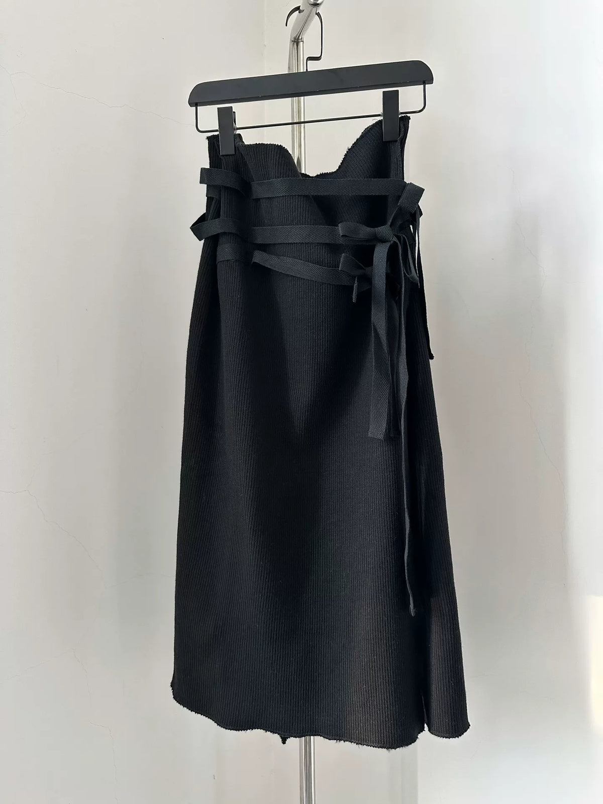Comme Des Garcons Rei Kawakubo 1992 Tricot line Wool Skirt