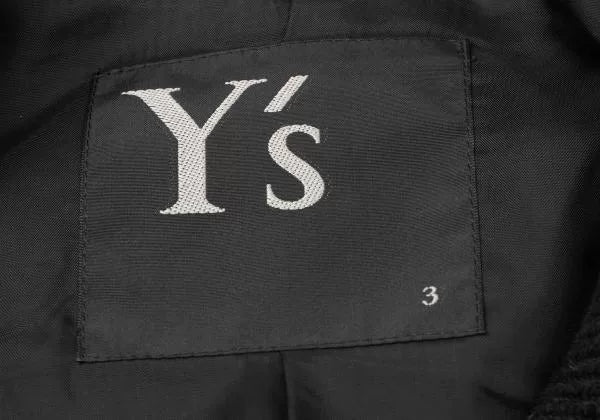 Yohji Yamamoto Black Raw-Edge Jacket
