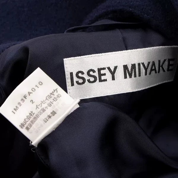 Issey Miyake Vintage Navy Line Coat