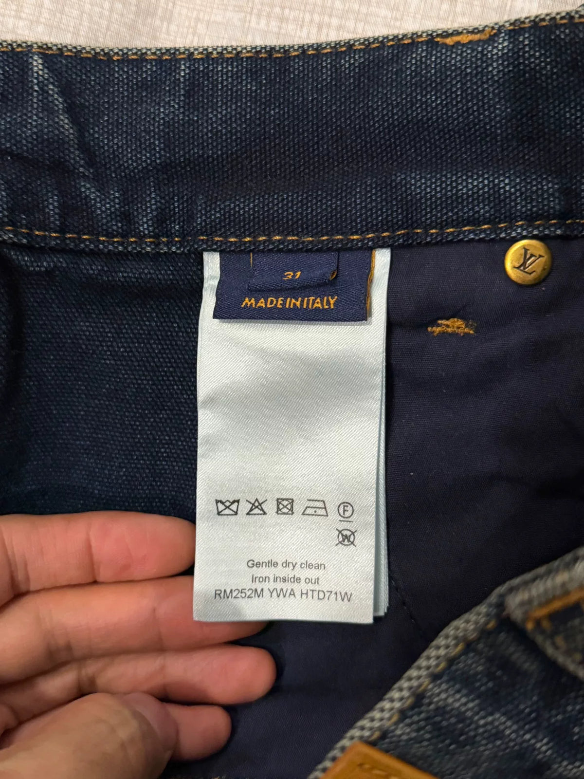 LOUIS VUITTON × Nigo Collaboration Washed Shorts