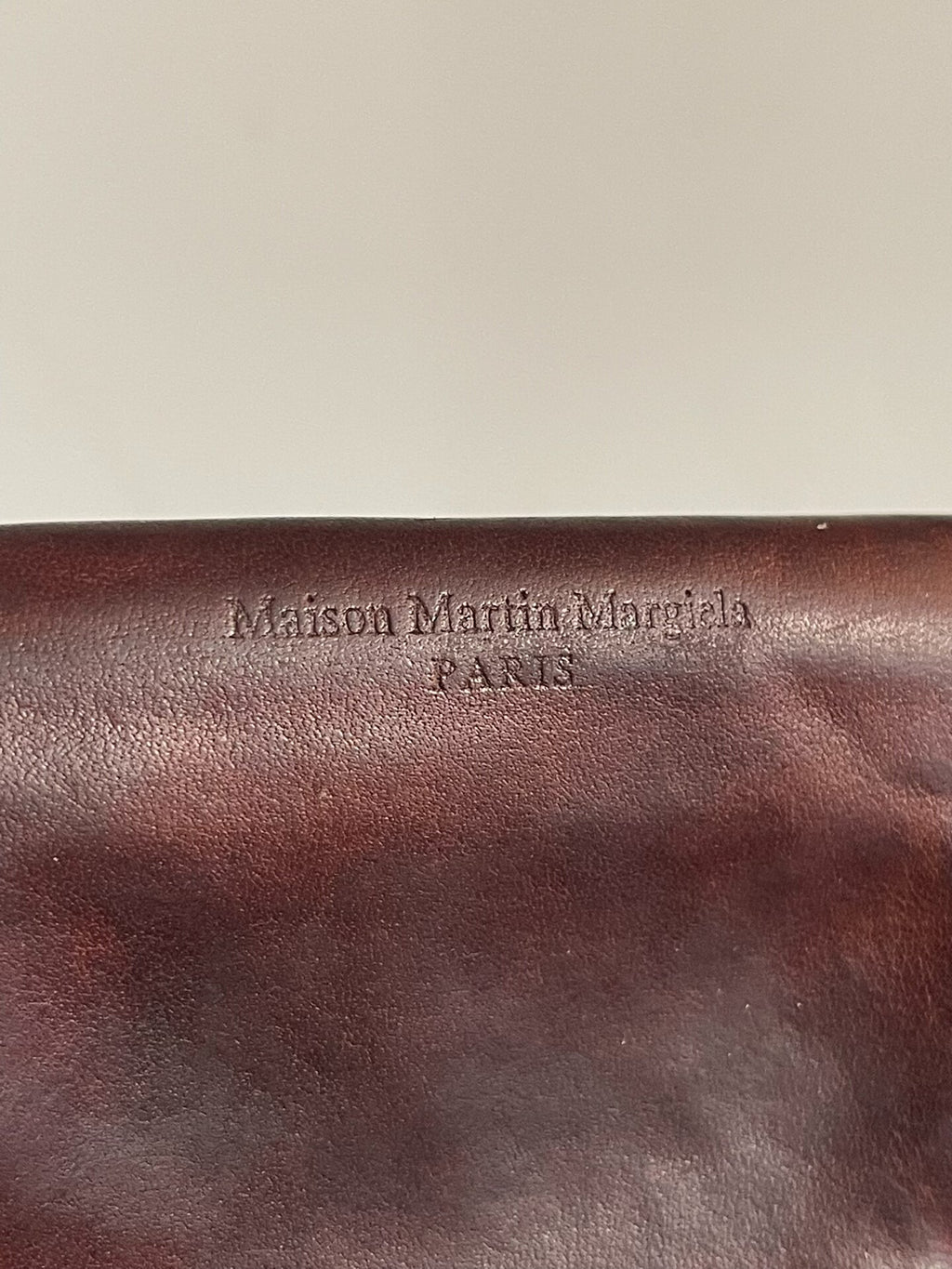 Maison Martin Margiela Tri-Fold Leather Wallet
