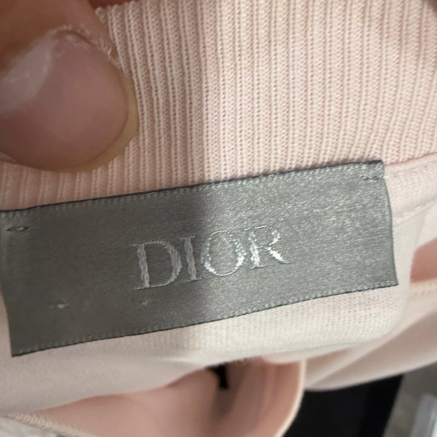 Dior Embroidered Logo Rose Short Sleeve Shirt