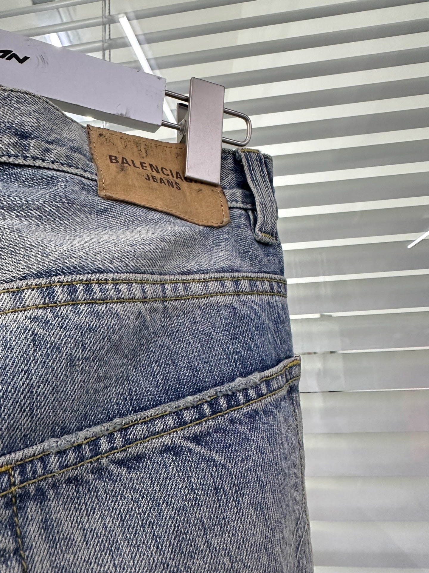 Balenciaga 22FW Blue Flared Jeans