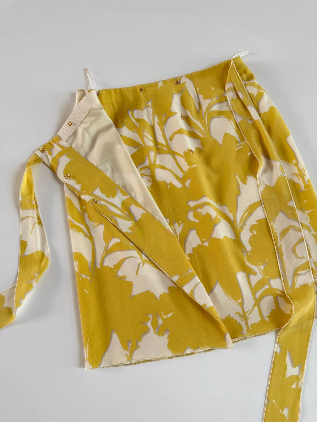 Prada Midi Silk Skirt