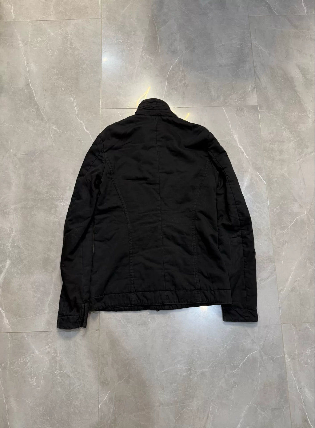 Julius FW11 Stand-Collar Diagonal Zip Cotton Jacket