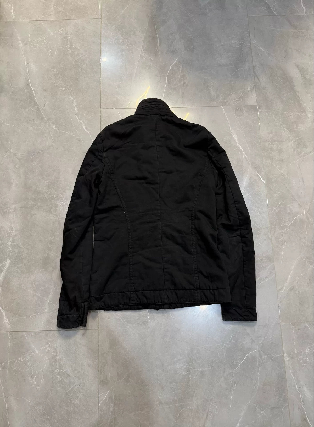 Julius FW11 Stand-Collar Diagonal Zip Cotton Jacket