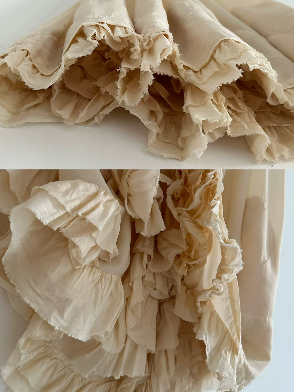 Comme Des Garcons 1999 Midi Cupro Skirt