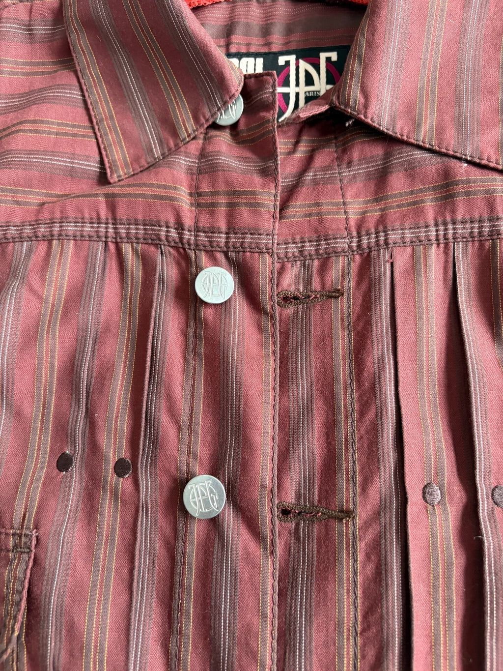 Jean Paul Gaultier lace-up jacket deconstructed drawstring coat