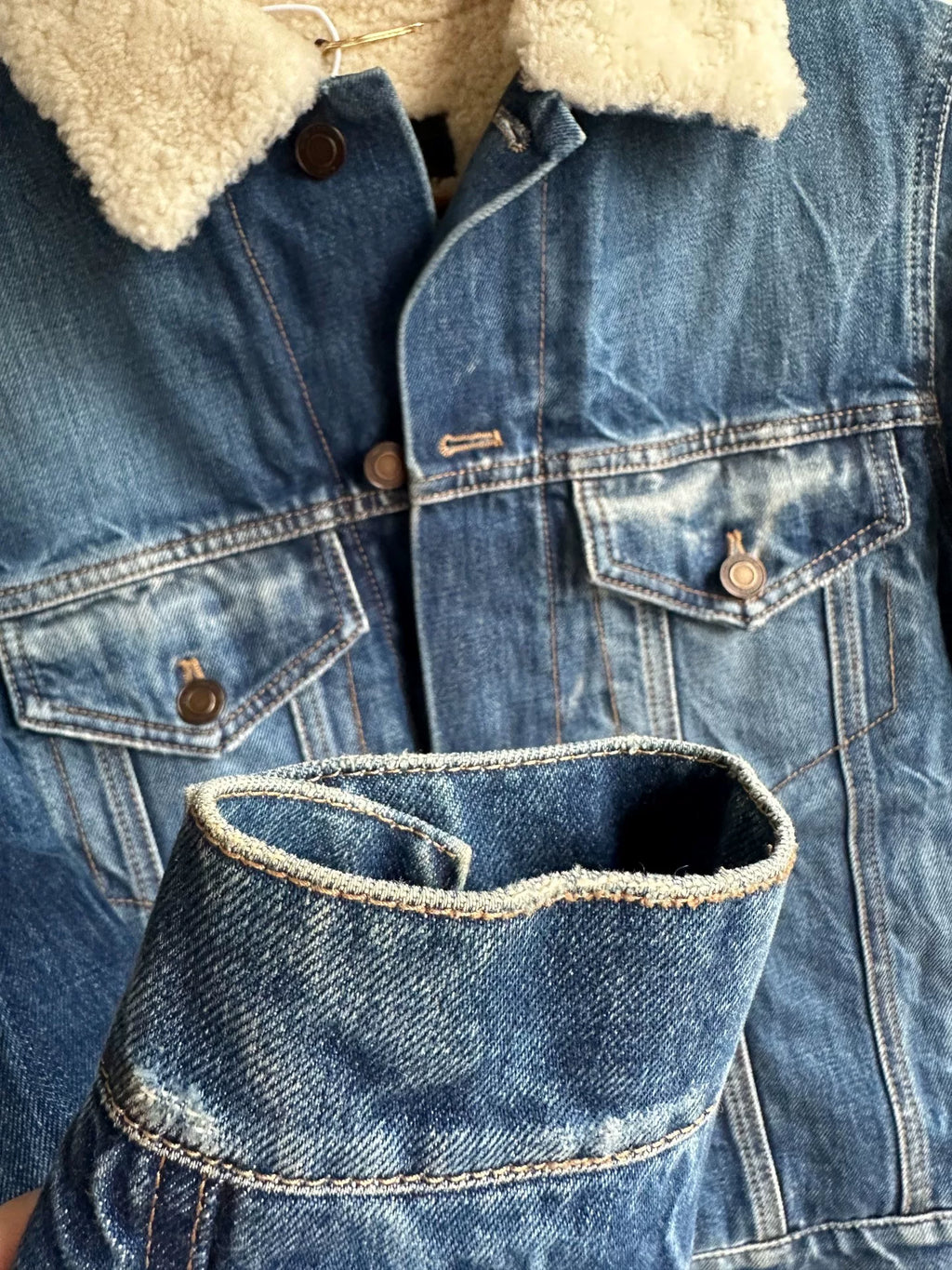 Saint Laurent Wool Denim Jacket