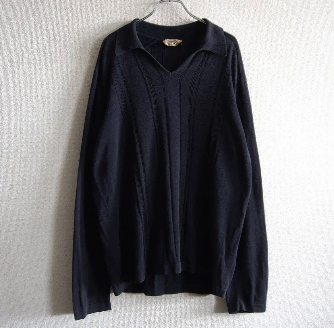 HERMES 1980s Long Sleeve Polo Shirt