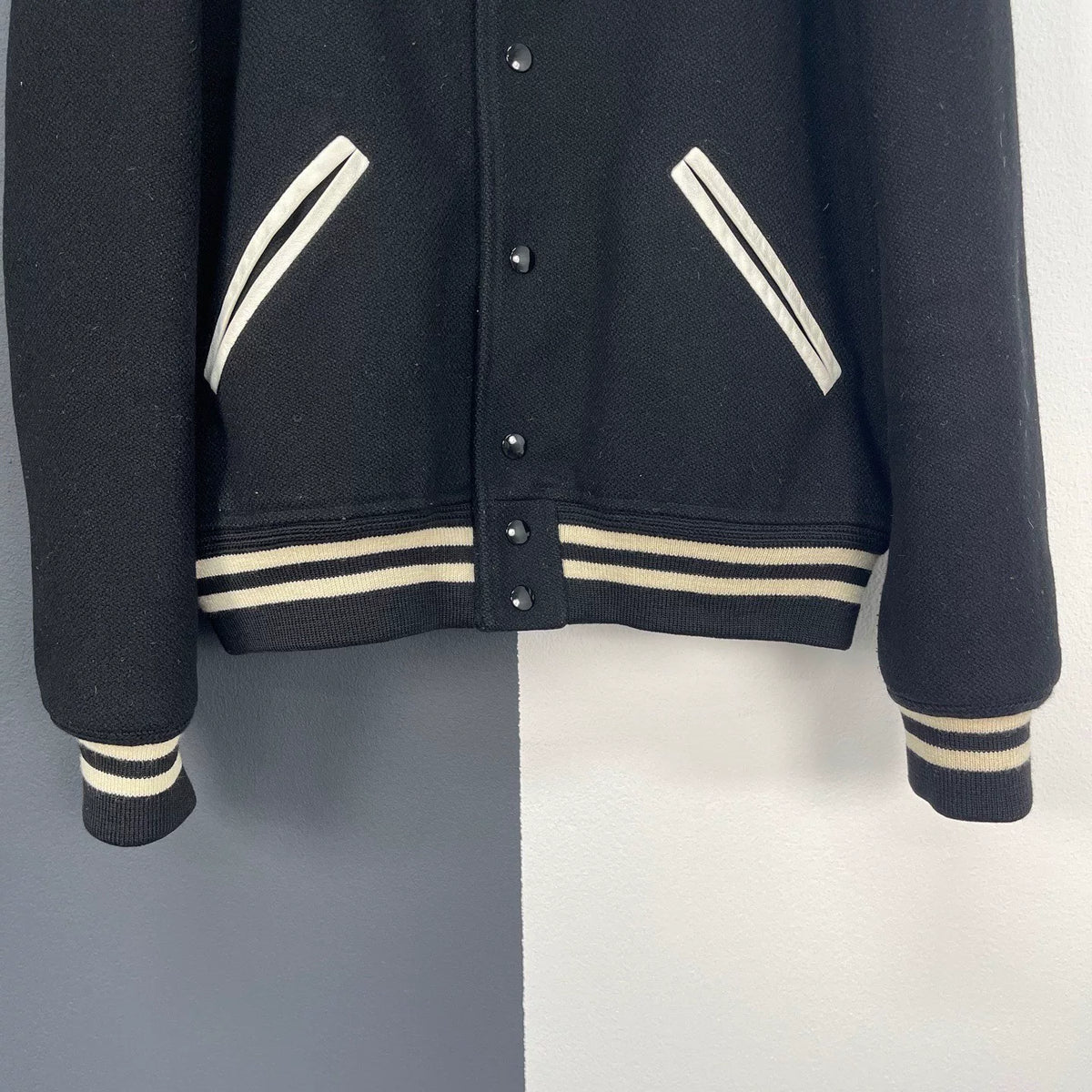 Saint Laurent Lauren Slp Teddy Jacket