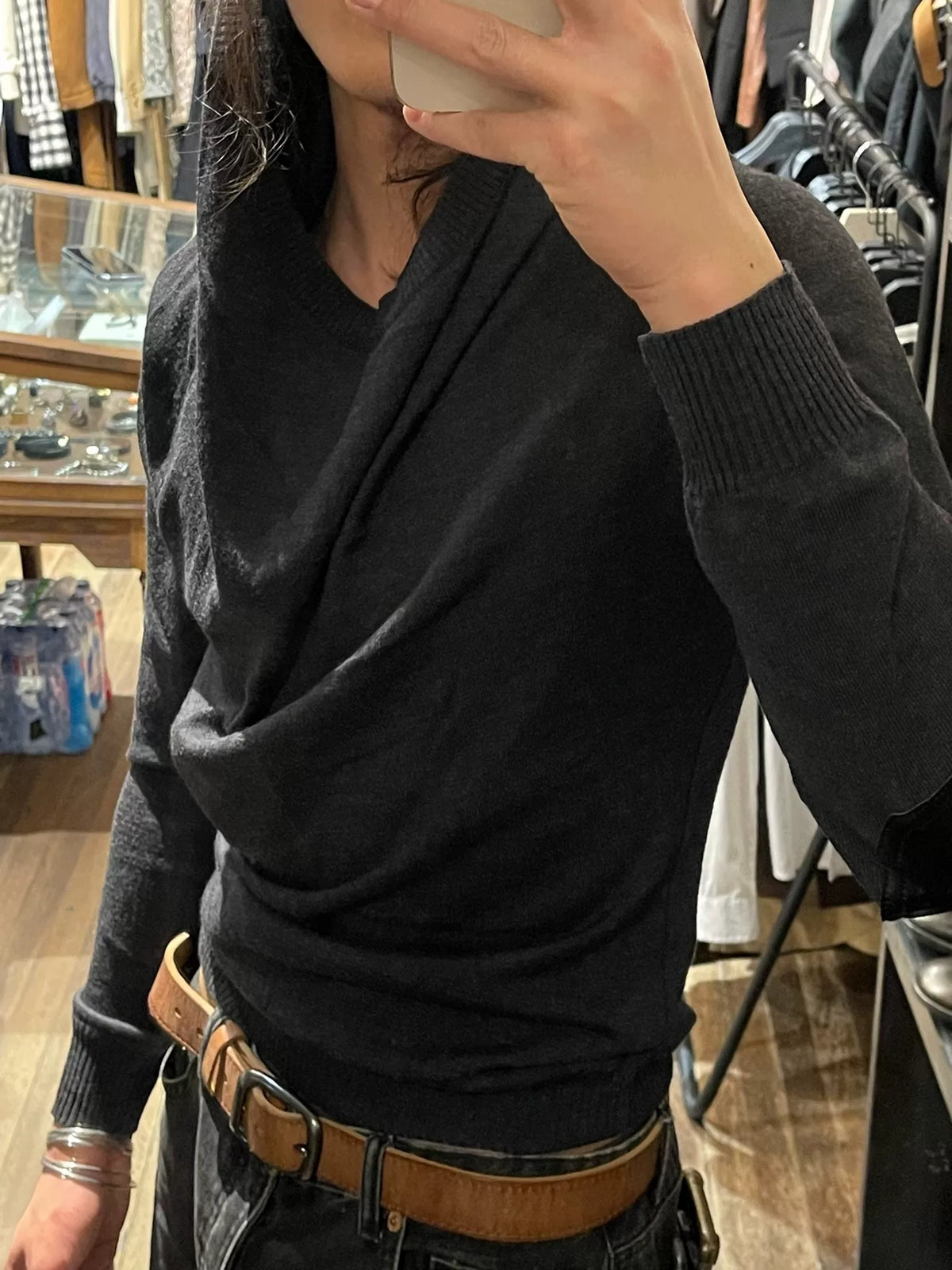Jean Paul GAULTIER Cashmere Hooded Knit Sweater
