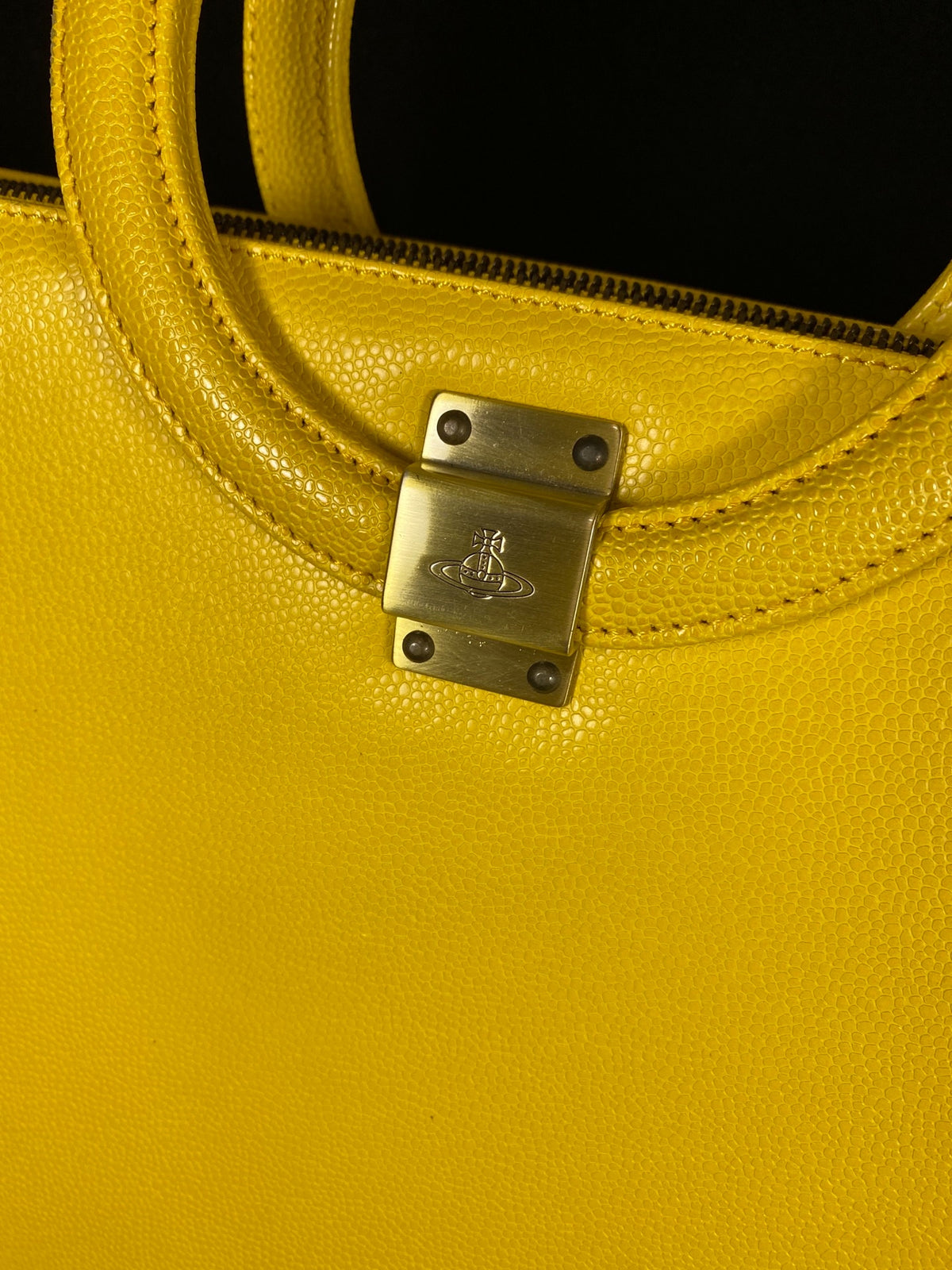 Vivienne Westwood Round Ring Handheld Briefcase