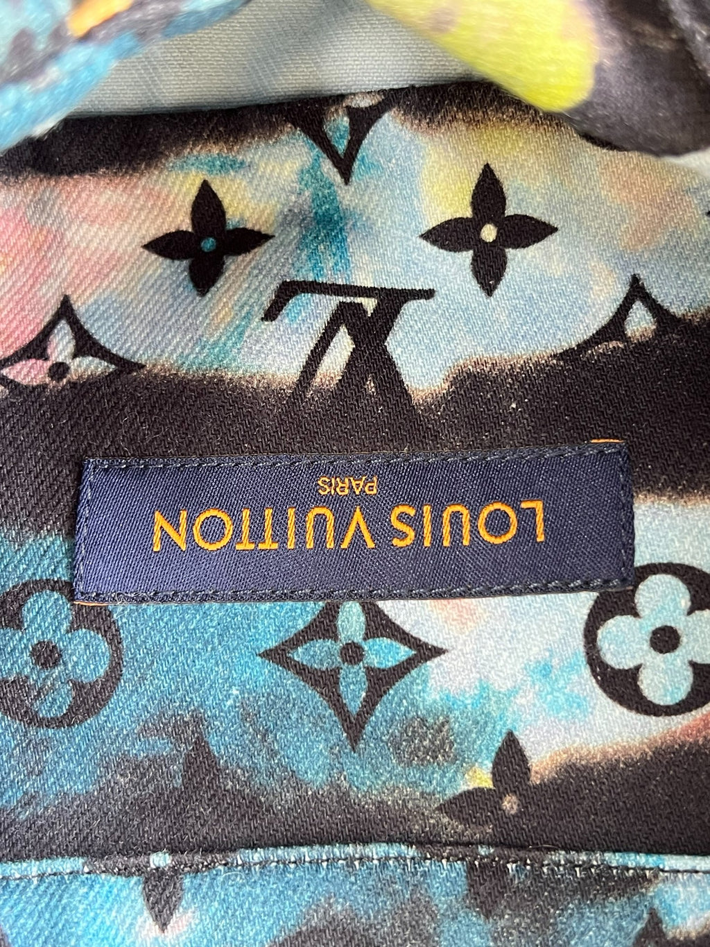 Louis Vuitton Iridescent Laser Monogram Denim Shirt