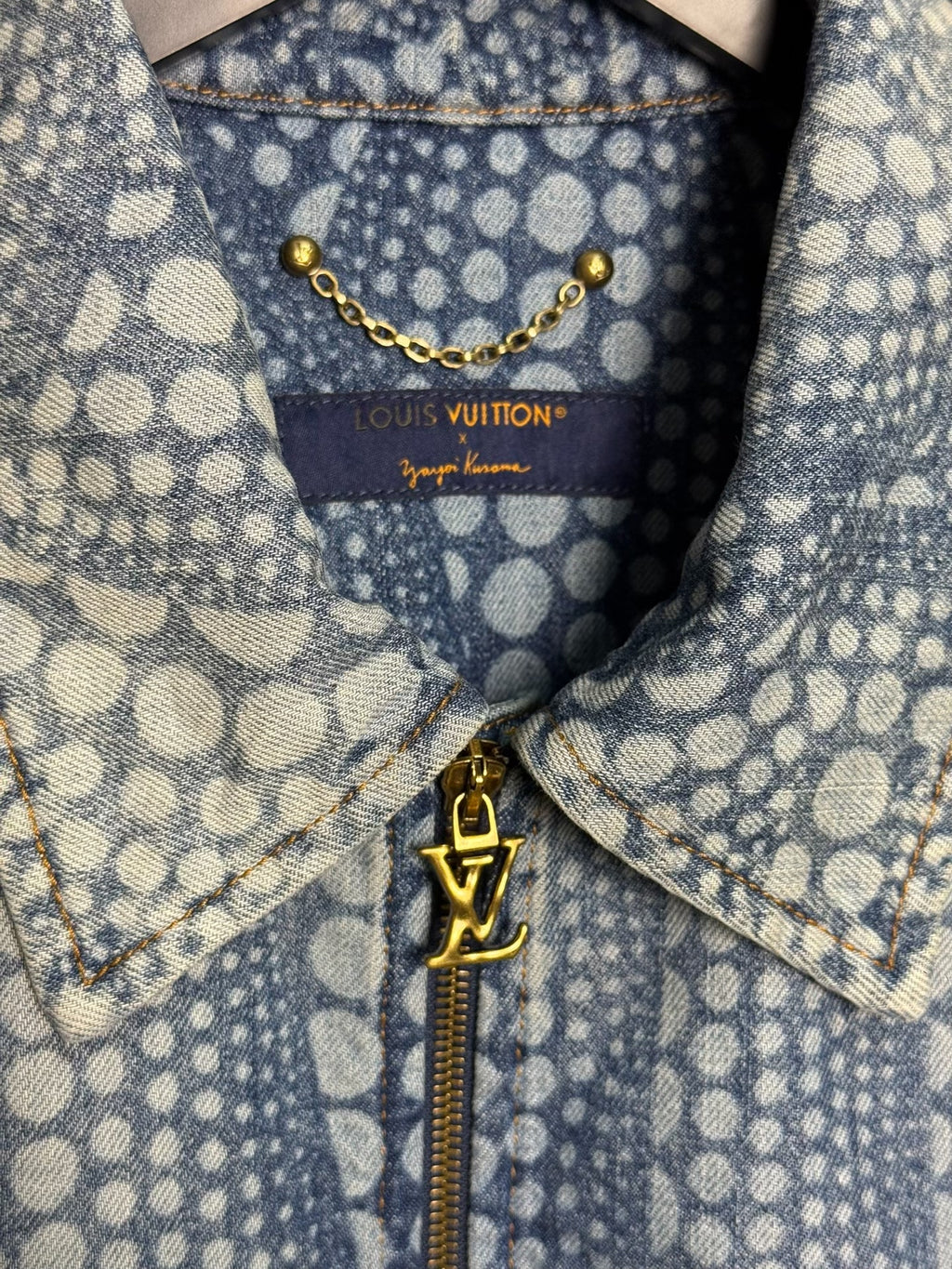 Louis Vuitton X Yayoi Kusama Collaboration Denim Jacket