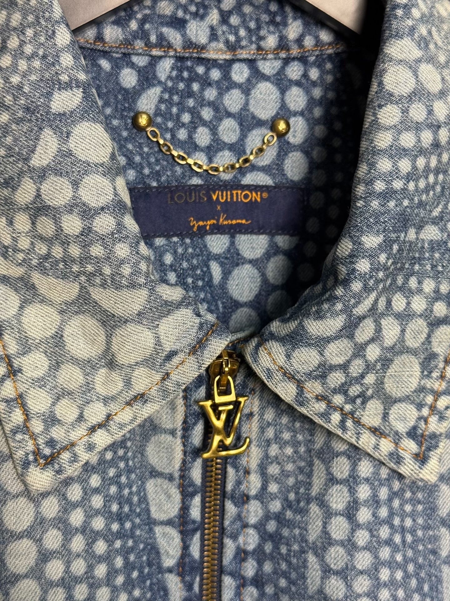Louis Vuitton X Yayoi Kusama Collaboration Denim Jacket