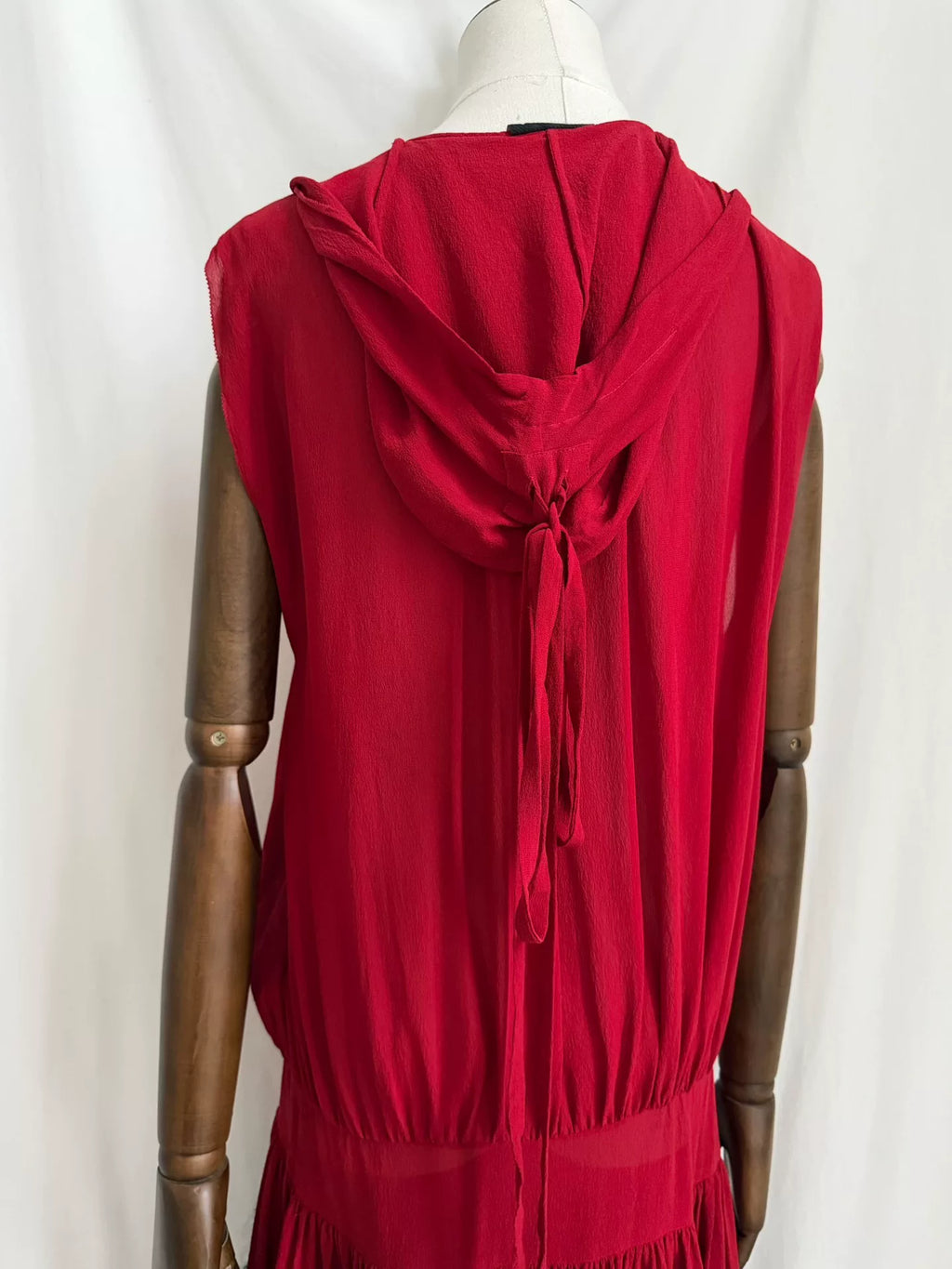 Jean Paul Gaultier Runway Fuzzy Silk Dress