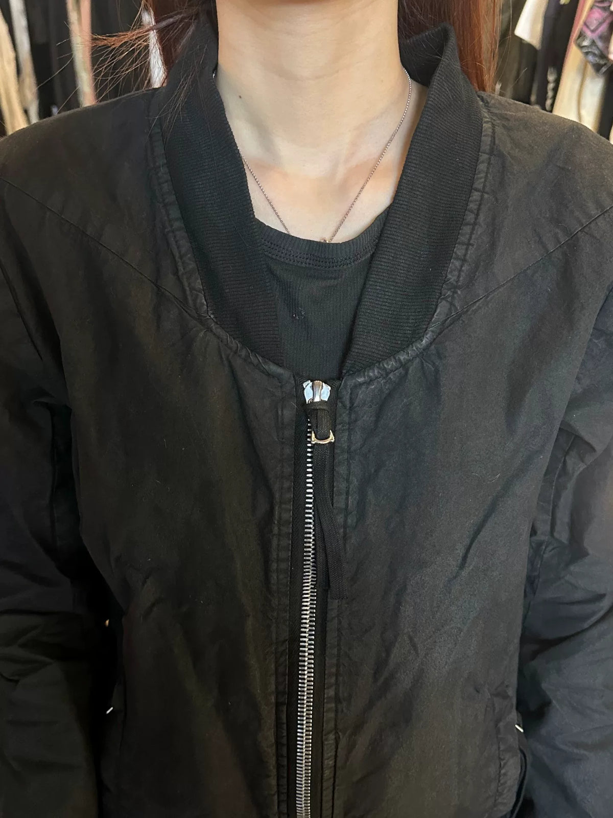 Boris Bidjan Saberi FW17 WBOMBER2 Black Obidian Cotton Jacket