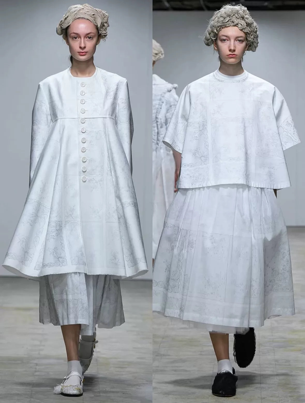 Comme Des Garcons 2022 SS TAO line oversized long coat