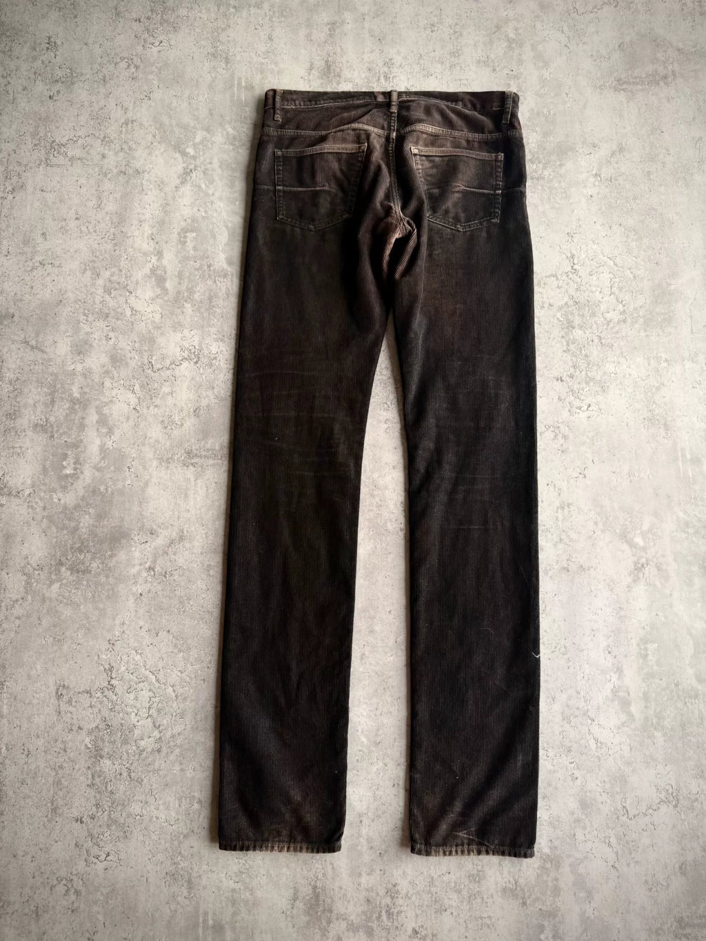 Dior Homme 07SS Hedi Slimane Washed Corduroy Claw Jeans by Hedi Slimane