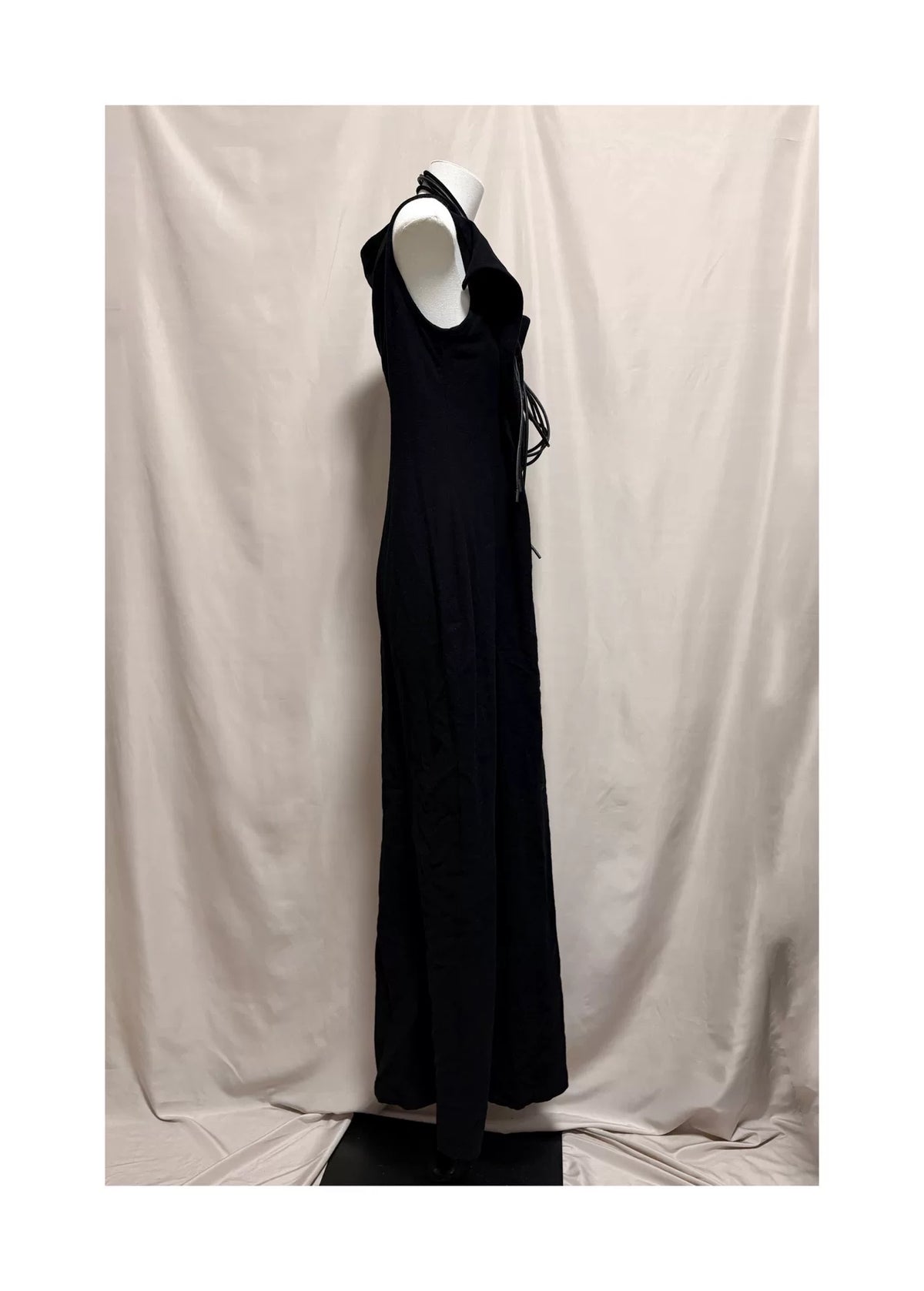 Yohji Yamamoto 21AW Lace-Up Drawstring Dress