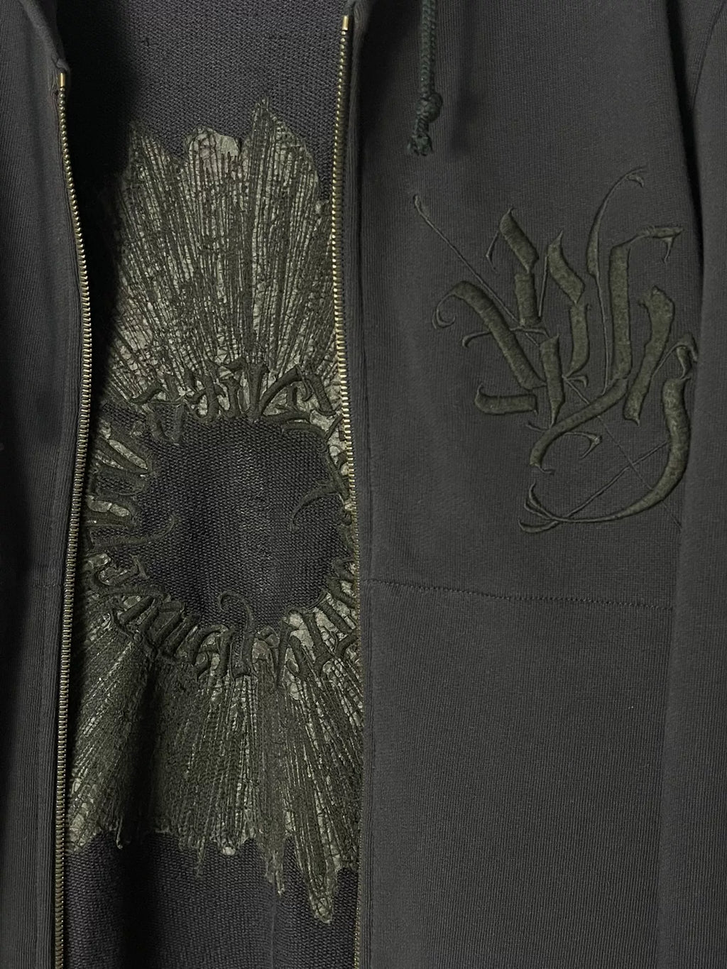 Dries Van Noten zip sweatshirt