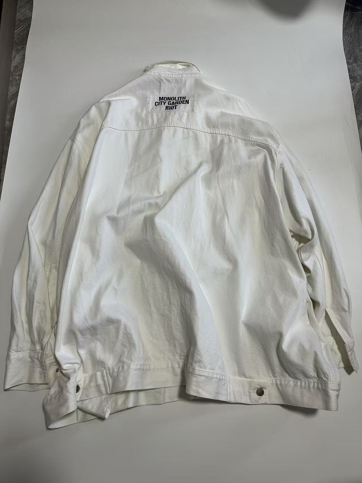 Raf Simons SS21 Leather Patch Jacket