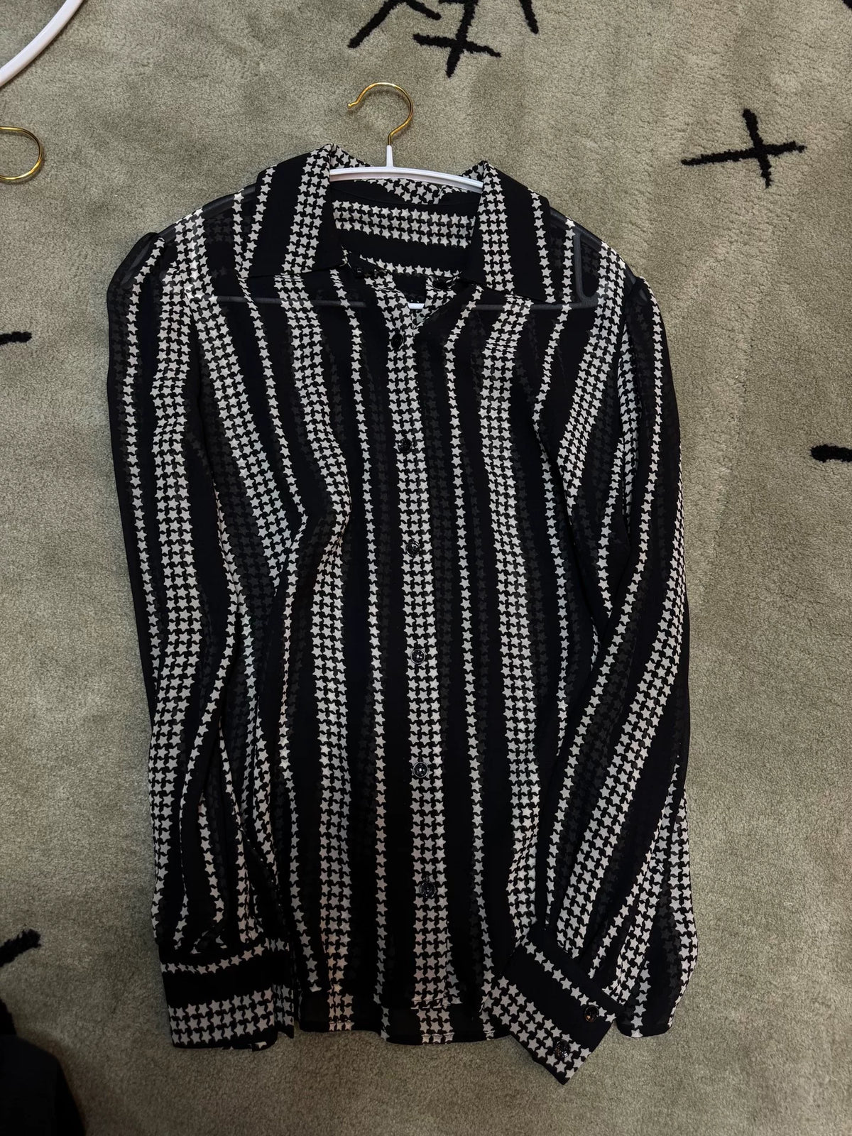 Saint Laurent SS06 Star Silk Top by Hedi Slimane