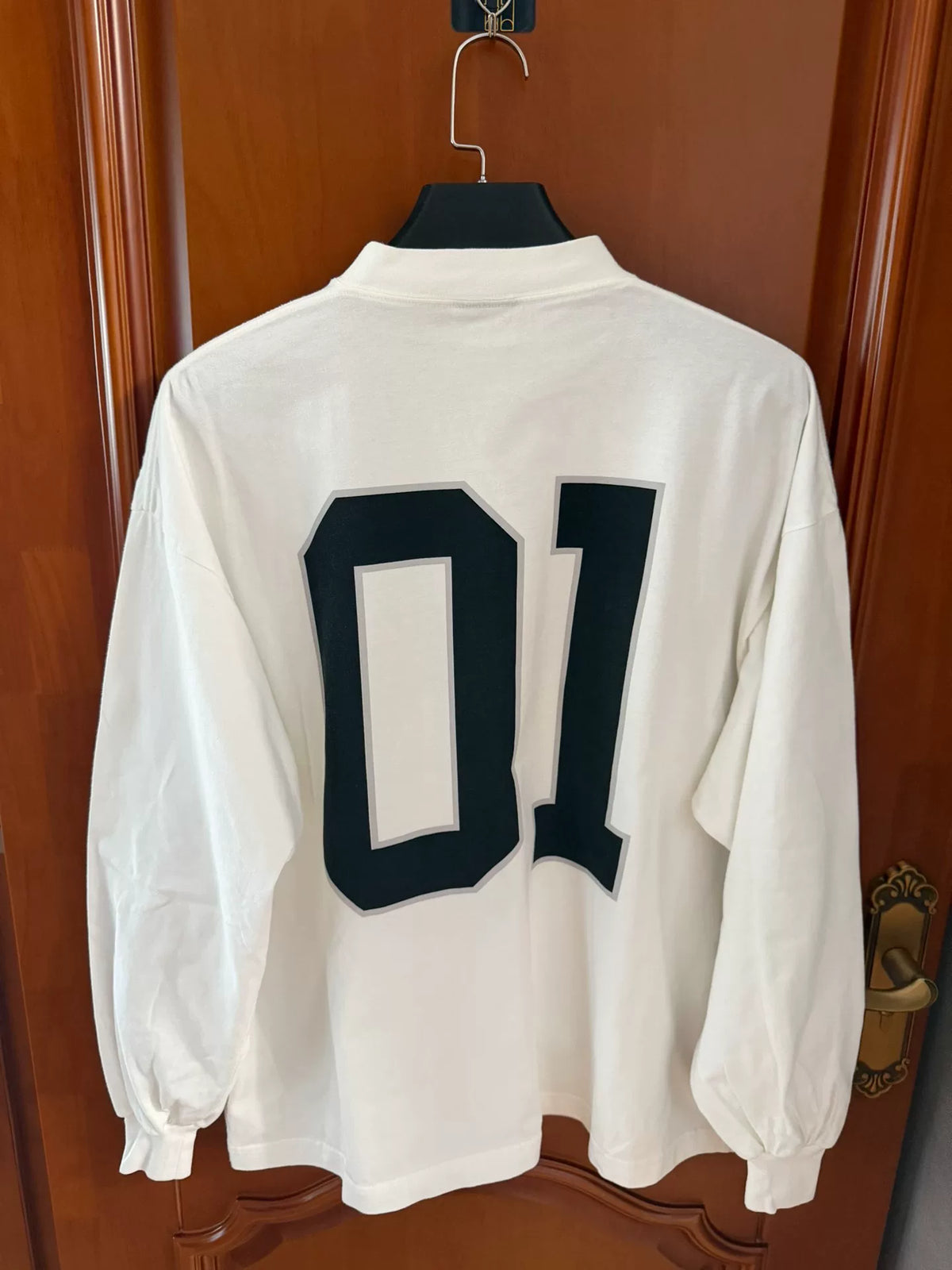 Balenciaga White Basketball Long Sleeve T-Shirt