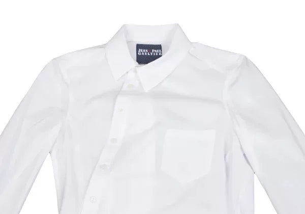Jean Paul Gaultier Vintage White Asymmetric Placket Shirt