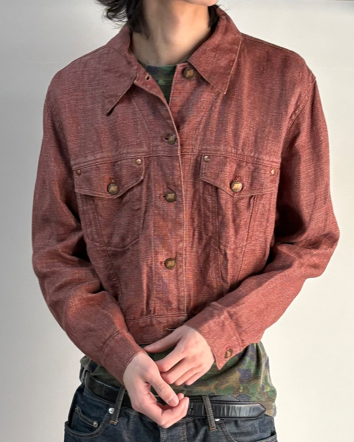 Jean Paul Gaultier Linen Denim Jacket