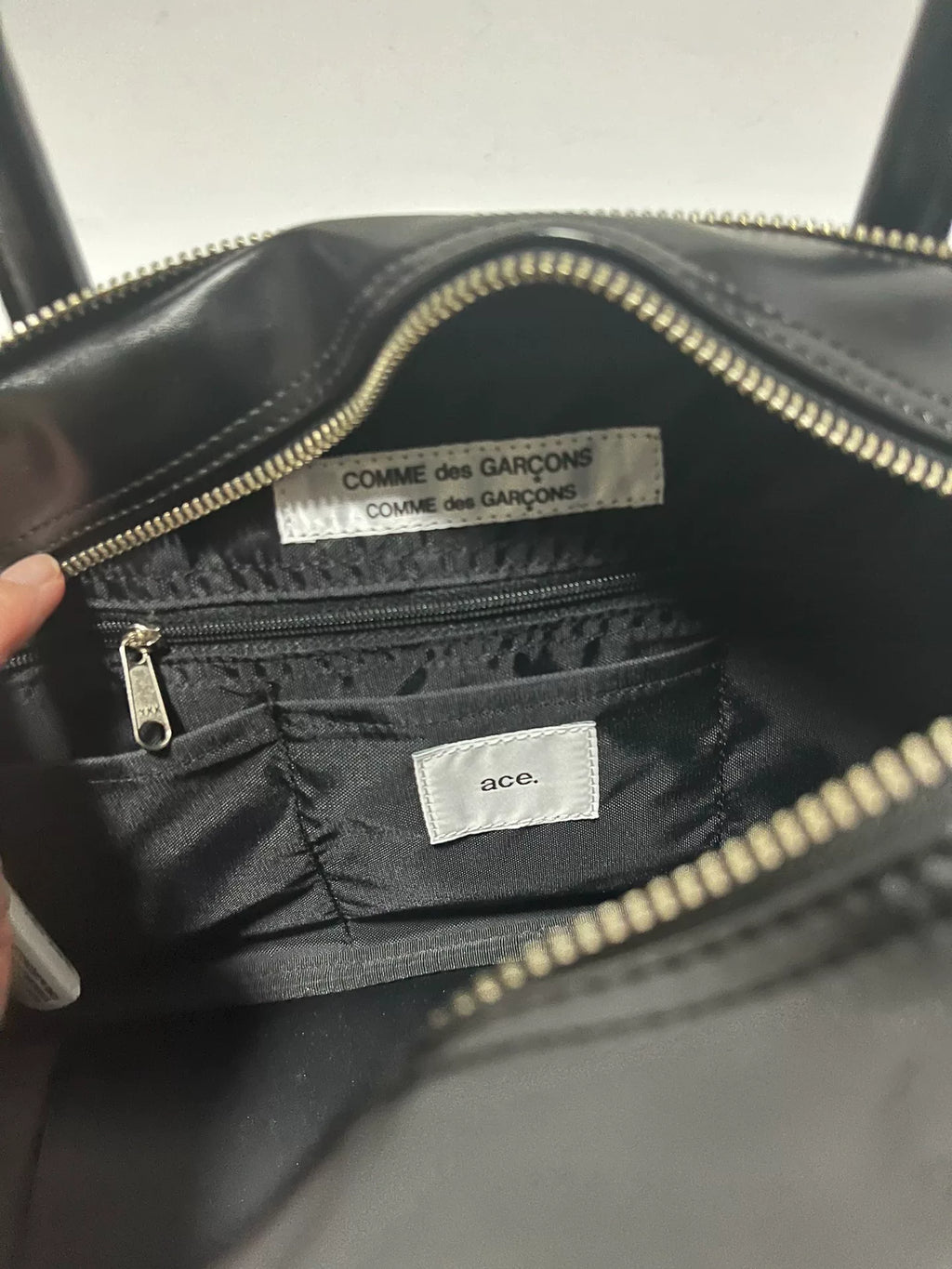 Comme des Garçons ACE collaboration Rei Kawakubo uniform bag