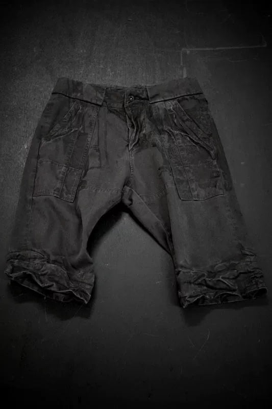 Julius_7 Rubberized Printed Shorts, SS2011 Runway Style