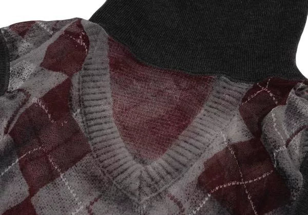 Jean Paul Gaultier Vintage Diamond-Grid Mesh Shirt