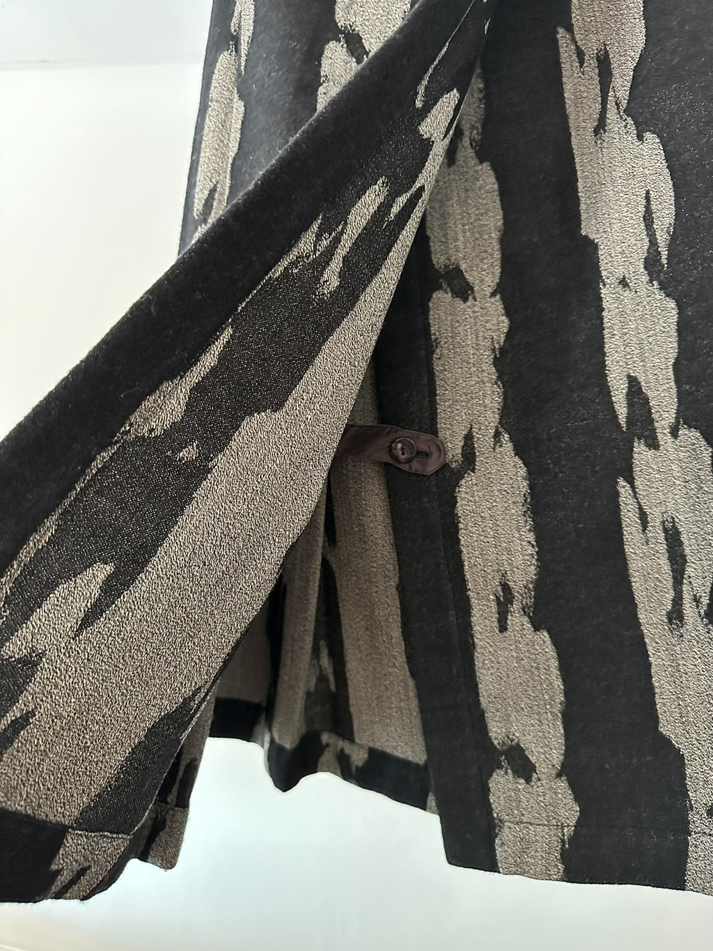 Issey Miyake Midi Wool Skirt