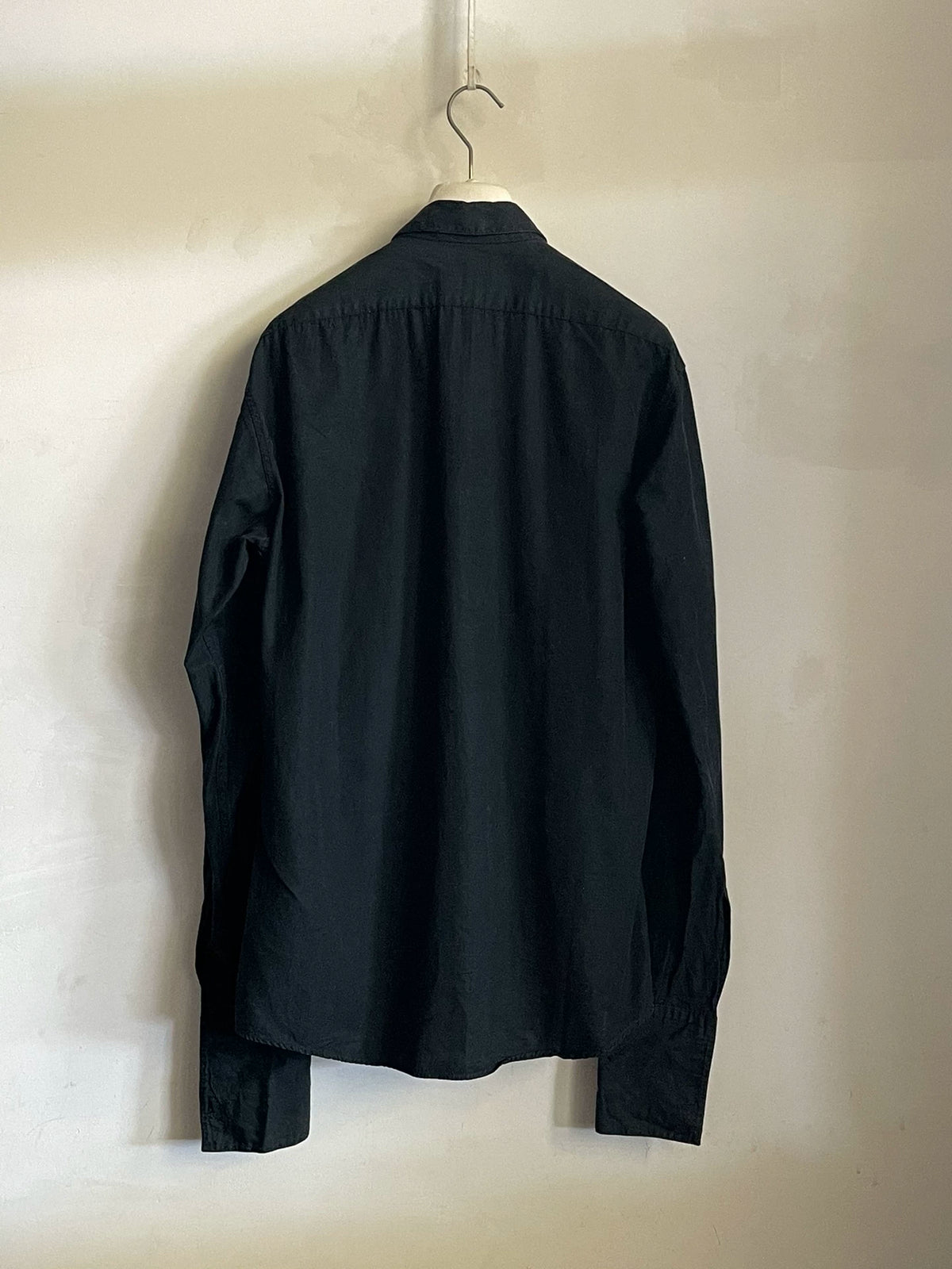 Dries Van Noten Octagonal Diamond Button Cotton Shirt