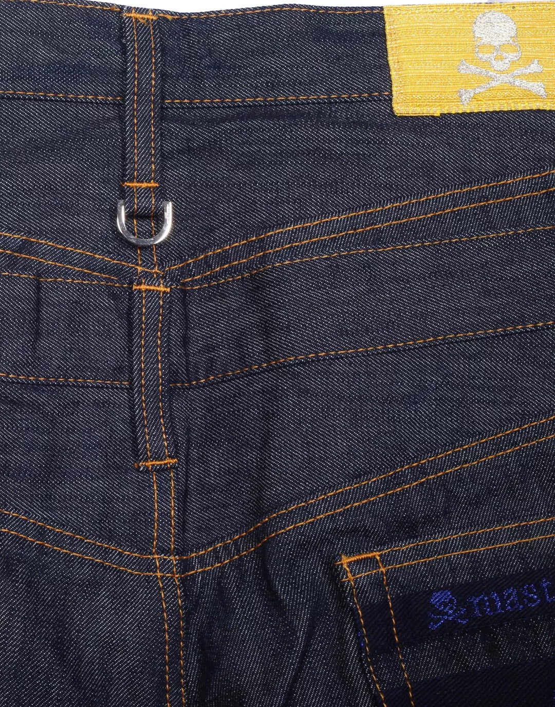 Mastermind Japan Rhinestone Mainline 14SS Gold Isetan On Jeans