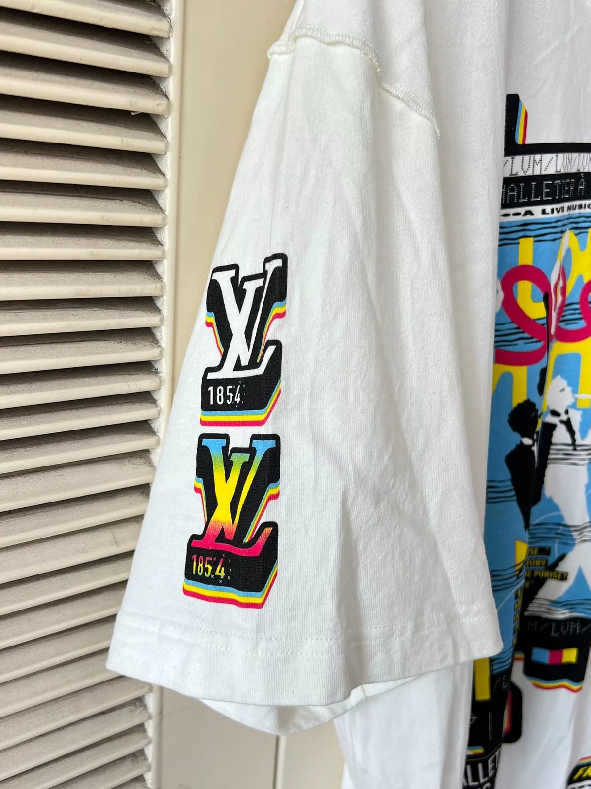 Louis Vuitton Jazz Band Print Short-Sleeve T-Shirt